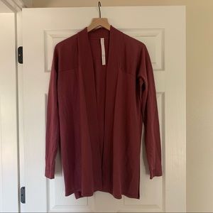 Lululemon split hem cardigan sweater